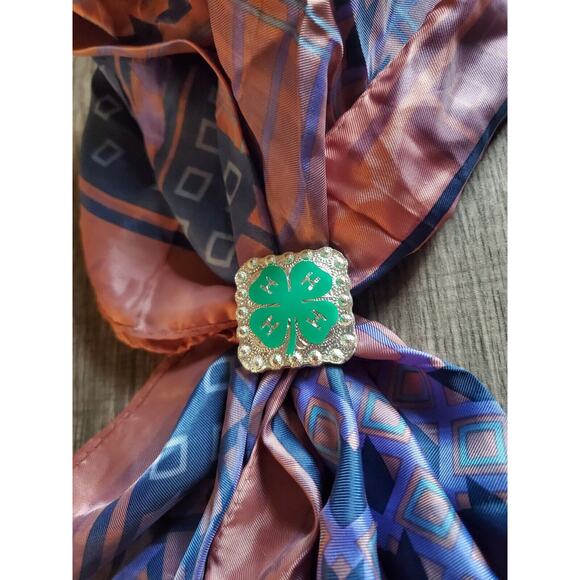 SLIDE Scarf Wild Rag Scarves Slide Western Cowgirl custom show 4h gift - Picture 2 of 3